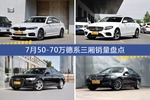 宝马5系/奔驰E级等7月50-70万德系三厢车型销量汇总