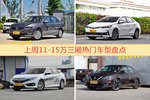 11-15万三厢车型中，朗逸关注度最高