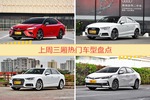 一周三厢车型热度排行出炉，凯美瑞夺冠