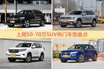 50-70万SUV车型上周热度排行揭晓，奔驰GLC级领跑