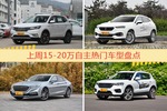 一周15-20万自主车型热度排行出炉，荣威RX5夺冠
