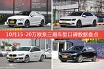 15-20万欧系三厢车型车主综合评分排行榜，奥迪A3登顶！