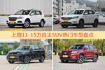 11-15万自主SUV车型上周热度排行揭晓，哈弗H6领跑