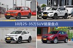 途观/奇骏等10月25-35万SUV车型销量汇总