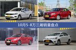 捷达/科沃兹等10月5-8万三厢车型销量汇总