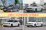 11-15万欧系车型上周热度排行揭晓，朗逸领跑