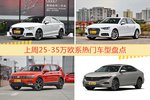 一周25-35万欧系车型热度排行出炉，奥迪A3夺冠