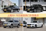 50-70万欧系车型中，奥迪A6L关注度最高