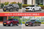 11月25-35万美系车型空间口碑数据揭晓，大家偏爱哪些车？