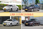 一周8-11万车型热度排行出炉，卡罗拉夺冠
