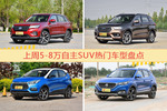 一周5-8万自主SUV车型热度排行出炉，长安CS75夺冠