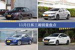 11月日系三厢车型销量数据揭晓，用户愿意为哪些车买单？