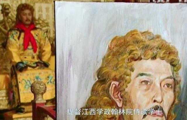 雍正王朝 里雍正为什么愿意戴个金黄色的假发画像