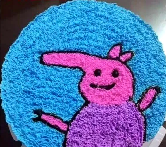 蛋糕的买家秀vs卖家秀:小猪佩奇丑到哭,第4个猫咪的表情亮了!