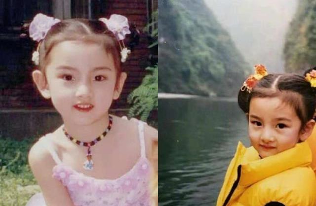 盘点女明星小时候的照片：关晓彤没变化，第五个能看出来是谁么？