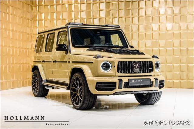 实拍|2019款奔驰AMG G63巴博斯700沙漠版，这身衣裳很惊艳