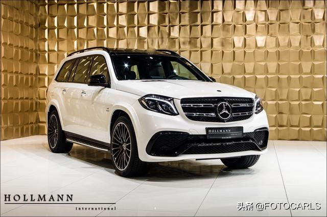 实拍|奔驰-AMG GLS 63极地白,它霸气你学不来,宝马X7怕不怕