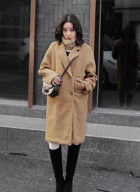 韩国女生冬天穿衣搭配 帅气减龄的风格