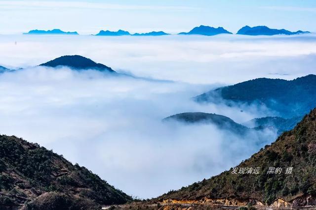 广东这座山峰,惊现罕见的云海佛光!