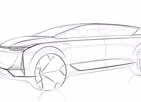 爱驰全新概念车设计图曝光 上海车展亮相