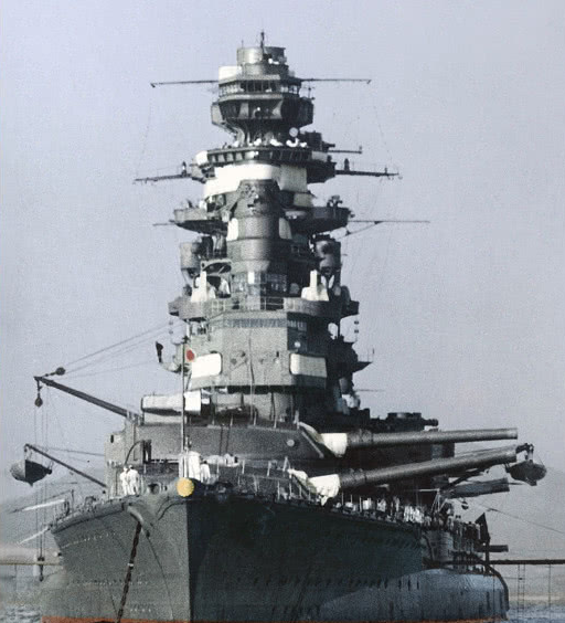 直击二战时期各国大型战舰,日本一款战舰排水