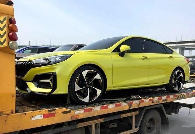 运动版红旗H5曝光,果绿色车身配战斧轮毂,比CC思域都有进攻性