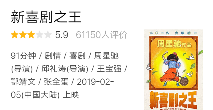 春节档八部影片票房成绩:成龙新片不是最惨,《