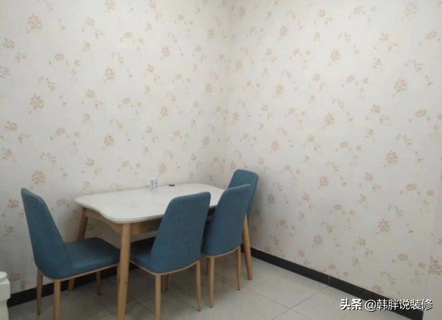 90平米恒大精装房,交完钥匙直接入住,简单贴墙