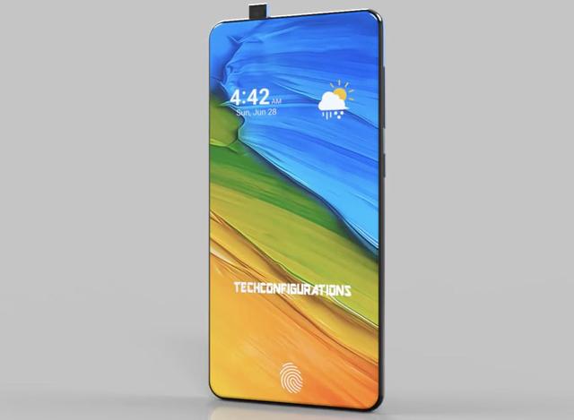 全身黑科技,小米MIX3渲染图曝光:伸缩摄像头、