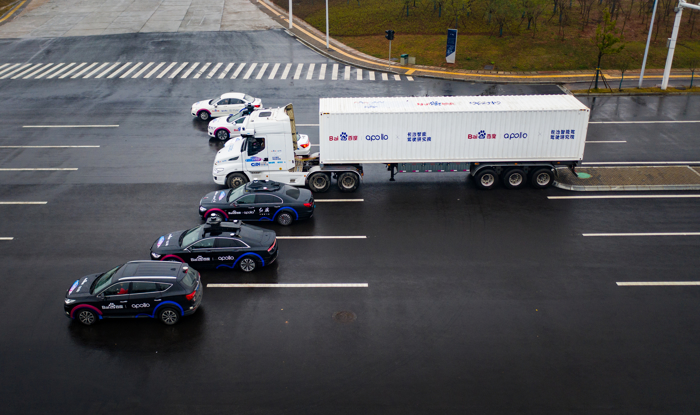 自动驾驶,百度Apollo无人车队,百度Apollo,无人车队 自动驾驶,百度Apollo无人车队,百度Apollo,无人车队