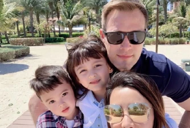 吴奇隆前妻马雅舒，混血女儿颜值爆表