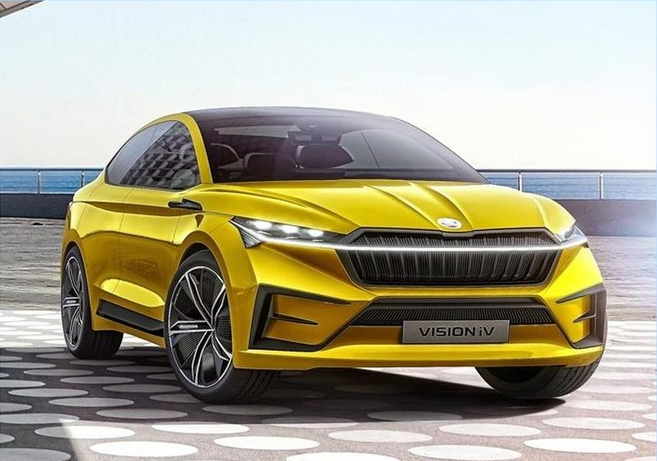 斯柯达Vision iV官图发布 综合续航达500km