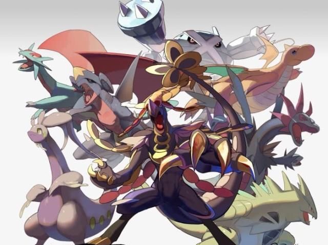 神奇宝贝:四只能够mega进化的准神,最弱的就是烈咬陆鲨|神奇宝贝|飞龙