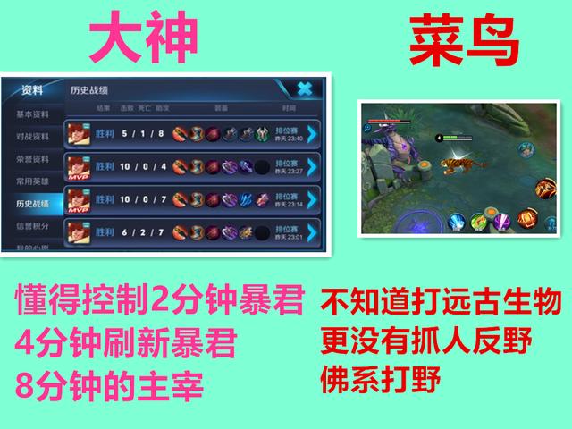 王者荣耀:如何辨别菜鸟和高手?段位是假象,4个