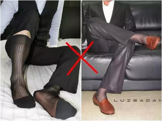 穿西装不会配袜子?那西装再贵都白搭