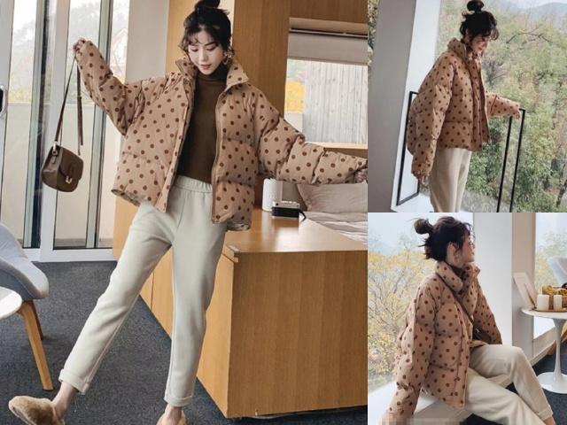 冬天最流行的羽绒短装,搭配休闲裤,舒服又好看!