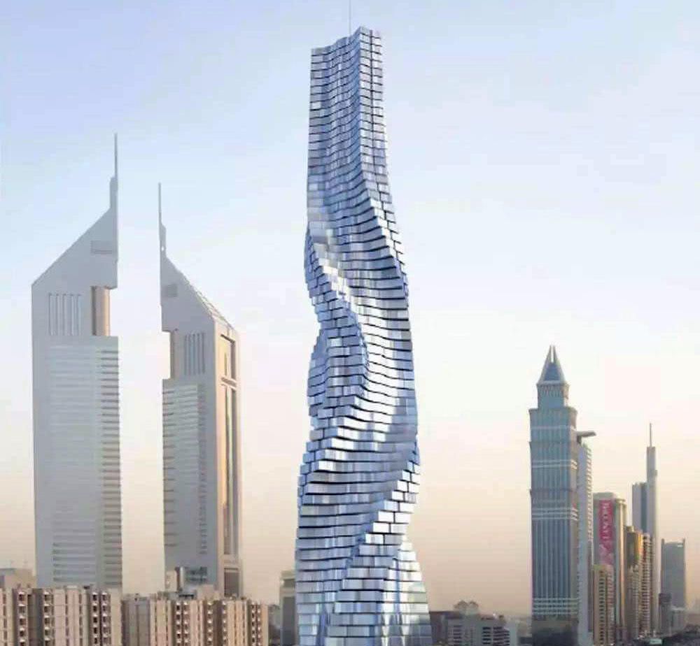 迪拜大楼多少层图片