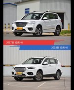 全面升级实力大增 哈弗H6新旧款实车对比