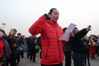 中国女篮观升旗邵婷做代表宣