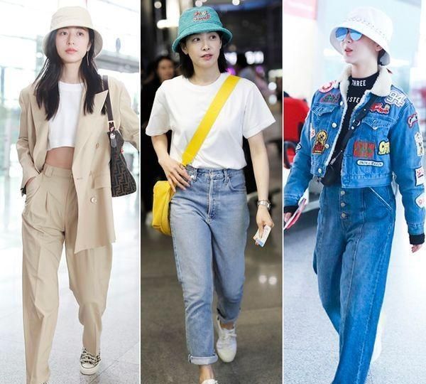 为什么女明星出门都爱戴帽子?|草帽|渔夫帽|帽子_新浪