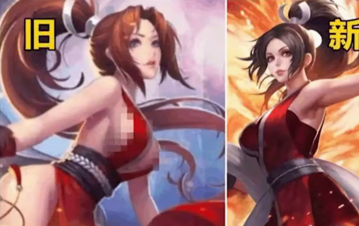 王者荣耀:5位旧版的女神,不知火舞太火辣,最后对比过于真实!
