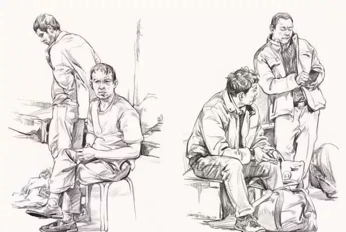 画双人速写的要点及高分技巧