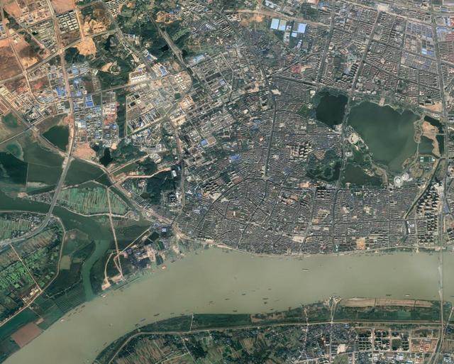 全球最早的高清卫星地图,原来安徽早在50年前