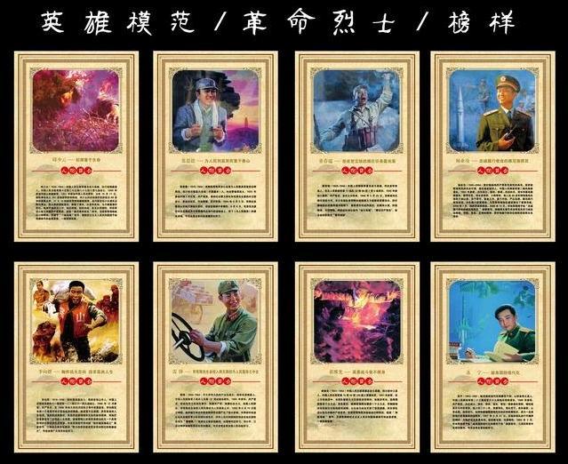 中国军队悬挂的10位英雄模范画像,到底是什么样的人物?