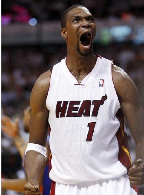 nba球星怒吼 詹姆斯霸气 波什像霸王龙 姚明像脚被踩了
