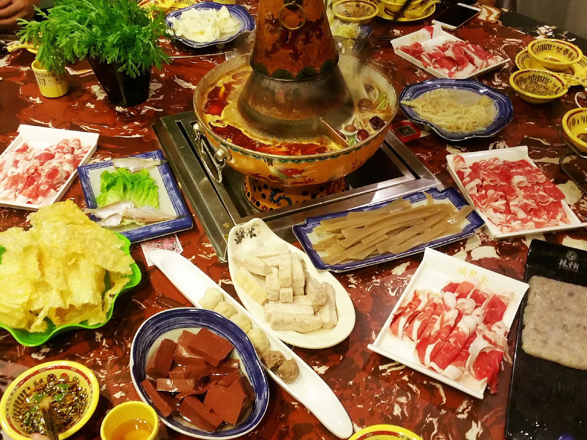 老牌北京正宗铜火锅,隐匿在莲花几十年的好味道