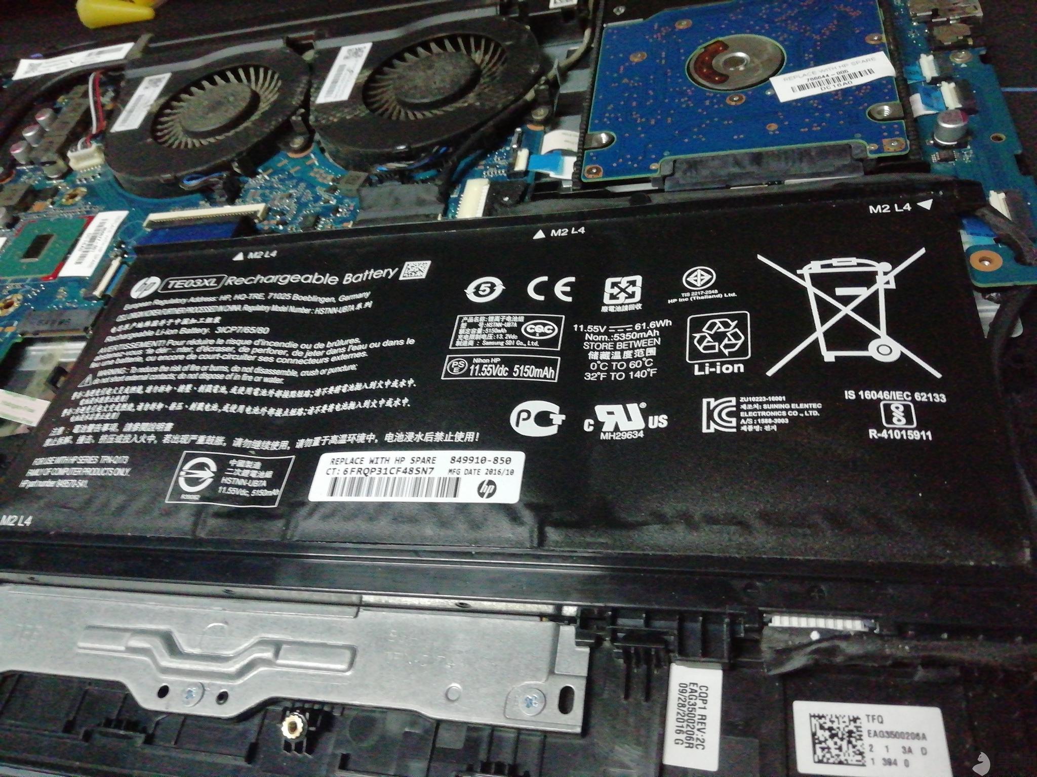 笔记本,在保期间安装过一次内存条未发现电池问题,期间电脑出现无法