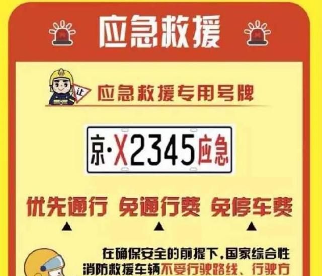 国内“特权车牌”换新了，要记住样子，车和人遇到都需避让