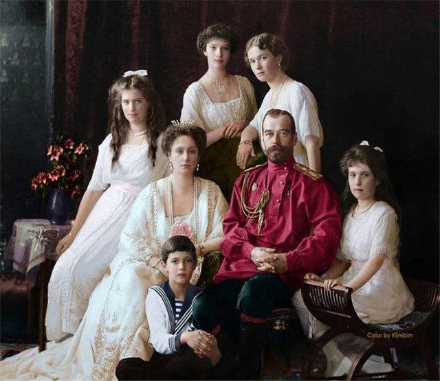 末代沙皇全家珍贵照片:五个漂亮孩子全部被杀