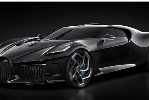 布加迪La Voiture Noire车型亮相日内瓦车展 黑色的车